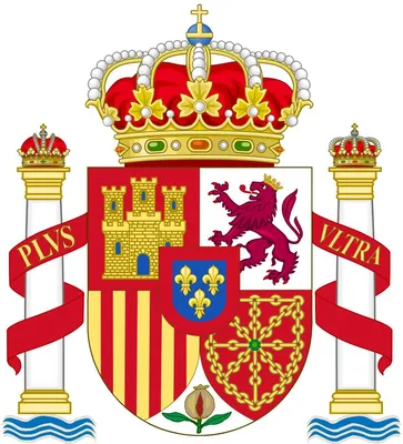 Витражная роспись по стеклу: Герб Испании