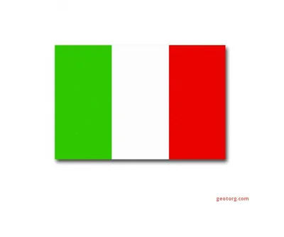 Large flag map of Italy | Italy | Europe | Mapsland | Maps of the World