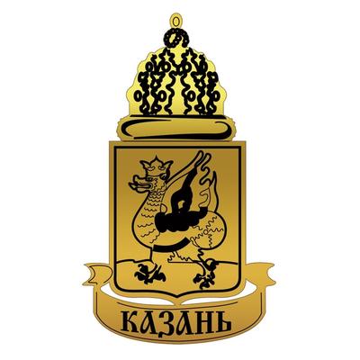Значок Герб России серебро с позолотой - купить в Казани по доступной цене  в магазине Лубянка.