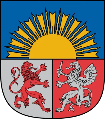 Герб и флаг Латвии иллюстрация вектора. иллюстрации насчитывающей  соединение - 82799206