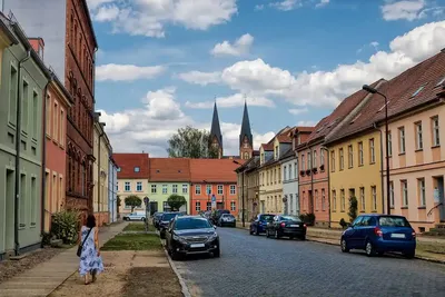 Neuruppin Historic City In Brandenburg Germany Фотография, картинки,  изображения и сток-фотография без роялти. Image 130276086
