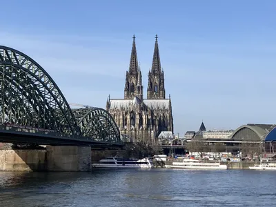 Skyline Of Cologne, Germany. Stock Photo, Picture and Royalty Free Image.  Image 24275353.