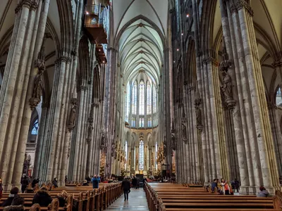 COLOGNE, GERMANY - SEPTEMBER 21, 2020: People walk in downtown Cologne,  Germany. Cologne is the 4th most populous city in Germany Stock Photo -  Alamy