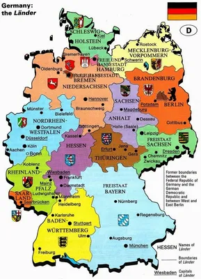 Отпуск.com / Карта Германии