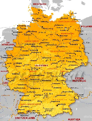 Maps of the world (Карты мира) - Administrative and road map of Germany.  www.vidiani.com/detailed-administrative-and-road-map-of-germany/ #map  #politicalmap #administrativemap #germany #germanymap | Facebook