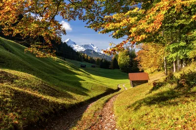 Живописный Пейзаж В Ramsau Баварские Альпы Германия — стоковые фотографии и  другие картинки St. Sebastian - iStock