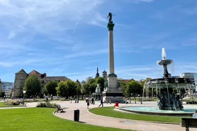 Germany, Stuttgart Old Marketplace. Then and Now. : r/ArchitecturalRevival