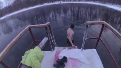 Голубые озера в Казани 🌊 Водопад зимой 🌊 Обзор малого и Большого озер -  YouTube