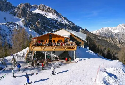 Итальянские горнолыжные курорты в Доломитовых Альпах