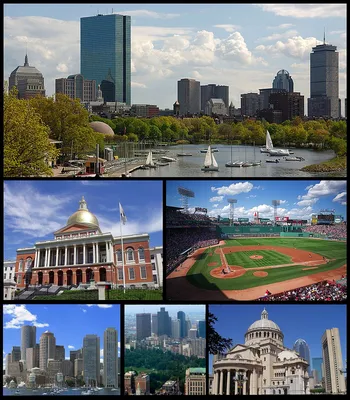 Город бостон фото
