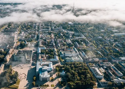 Панорама города (Daugavpils. Pilsētas panorāma) - Retro photos