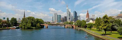 Обои Германия Франкфурт на Майне Города Франкфурт-на-Майне (Германия), обои  для рабочего стола, фотографии германия франкфурт на майне, города, -  мосты, огни, ночь, дома, река, германия Обои для рабочего стола, скачать  обои картинки