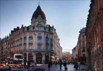 Лилль, город в Франции стоковое изображение. изображение насчитывающей люди  - 92728595