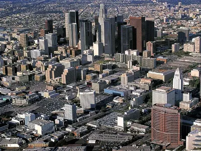 Бесплатные центр города Лос-Анджелес сцена стоковые фотографии | FreeImages