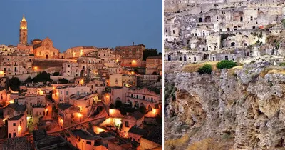 Древний город Матера - один из первых населенных пунктов в Италии