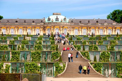 Германия | Потсдам (Potsdam): Парк и дворец Сан-Суси