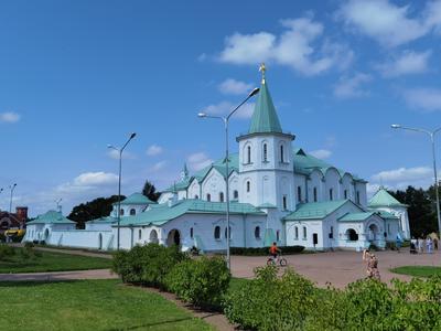 Панорамный вид города Пушкина