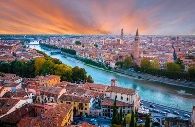 Верона, Италия стоковое изображение. изображение насчитывающей цвет -  169369915