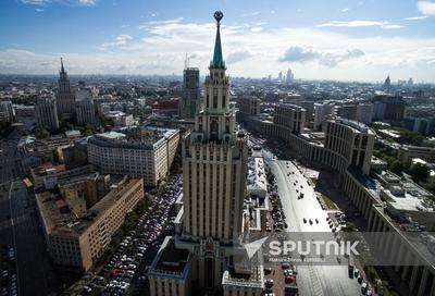 Гостиница «Ленинградская» фото - Москва, мск - Фотографии и путешествия ©  Андрей Панёвин