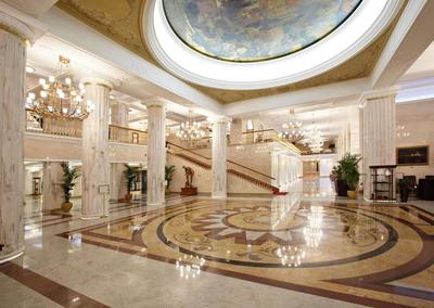 Radisson Royal Hotel, Moscow, Russia, Europe stock photo