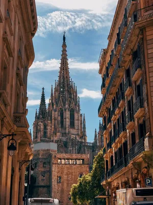Готический квартал в г. Barcelona - Достопримечательности в Испании
