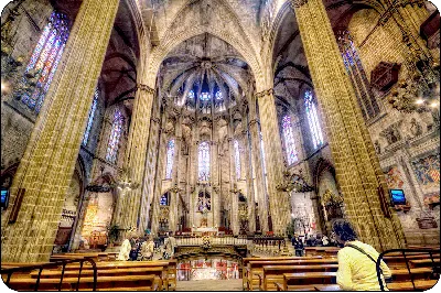 Placa Del Rei, готический квартал, Барселона, Испания Редакционное Фото -  изображение насчитывающей мартин, каталонский: 114643916