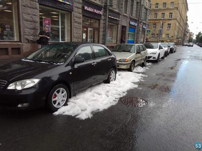 Фотофакт: 22 июля в Санкт-Петербурге выпал град и появились сугробы - 53  Новости
