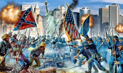 Кровавое противостояние: история гражданской войны в США 1861-1865 годов |  Капля Истории | Дзен