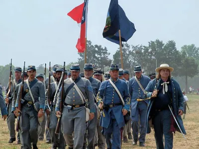 Квакерские орудия во время Гражданской войны в США | Пикабу