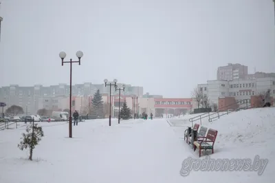 Город посыпан сахарной пудрой — зима в Гродно на видео с дрона — Вечерний  Гродно