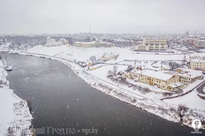 Первый настоящий снегопад. В Гродно заглянула зима