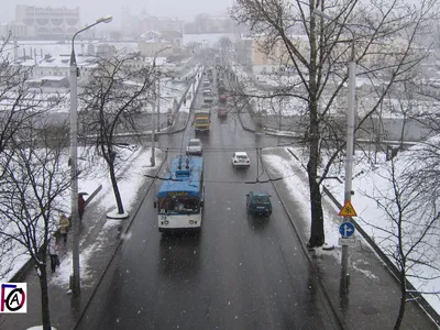 ФОТОФАКТ: Настоящая зима пришла в Гродно