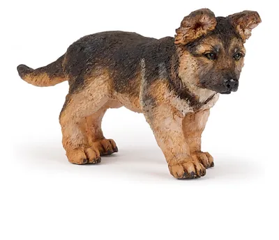 Щенок немецкой овчарки 7,8 см — фигурка игрушка собаки Papo 54039 — купить  в интернет-магазине Новая Фантазия