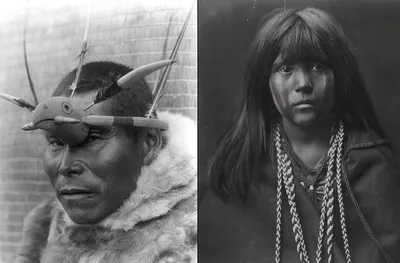 Девушки индейских племен Северной Америки.
