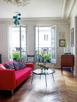 Интерьер в стиле парижских квартир | Living room scandinavian, Paris  apartments, Apartment style