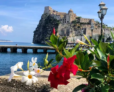 Сансет над Форио, остров Искья, Италия Стоковое Изображение - изображение  насчитывающей европа, напольно: 159517615
