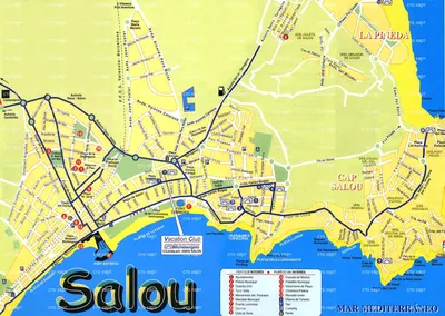 Карта Салоу (Salou)