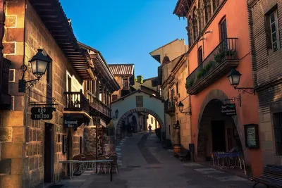 Испанская деревня барселона фото
