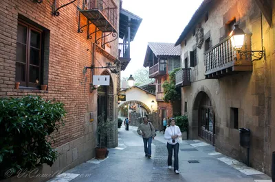 Испанская деревня, Poble Espanyol (Барселона). Фото музея Испанская деревня
