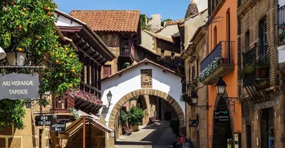 Испанская деревня в г. Barcelona - Музеи в Испании