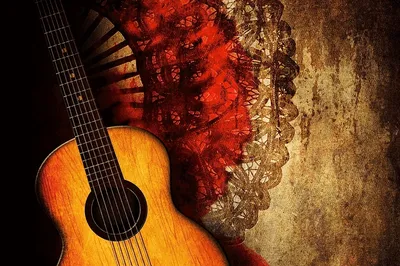 Классическая испанская гитара Стоковое Фото - изображение насчитывающей  шея, взорвать: 109386804