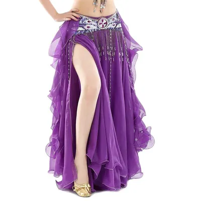 Женская юбка для танца живота с блестящими пайетками, танцевальная юбка,  испанская юбка, костюмы для выступлений – лучшие товары в онлайн-магазине  ...