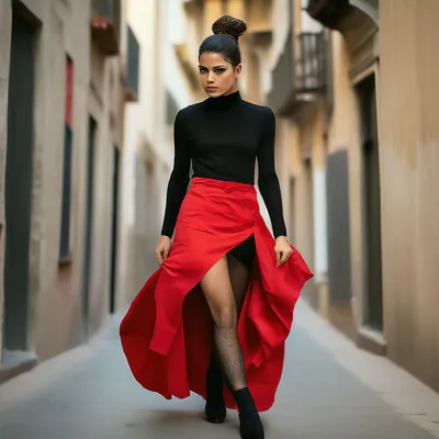 Испанские юбки: правила выбора и комплектования | Мода от Кутюр.Ru