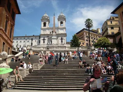 Испанская лестница в Риме открылась после реставрации | GQ Россия