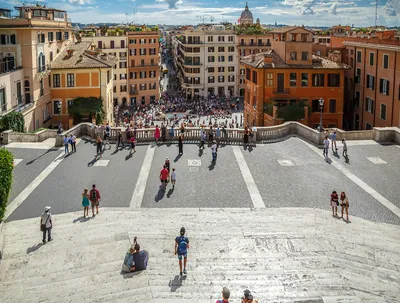 Испанская лестница, Рим. Отели рядом, фото, видео, история, карта, как  добраться — Туристер.ру