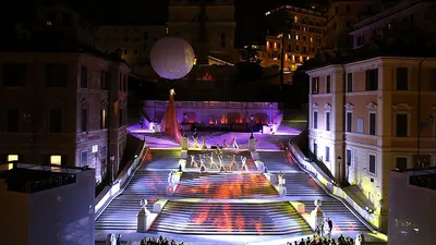 Рим, Испанская лестница / Rome, Spanish steps. Фотограф Эрнест Вахеди