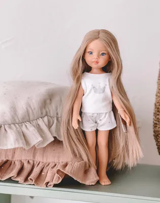 Кукла испанская ванильная Маника в пижаме 32 см Paola Reina (Паола Рейна),  рапунцель - купить с доставкой по выгодным ценам в интернет-магазине OZON  (613176422)