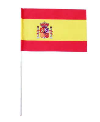 Флаг Испании, 90x150 см, без флагштока, Испанский символ большой на стену