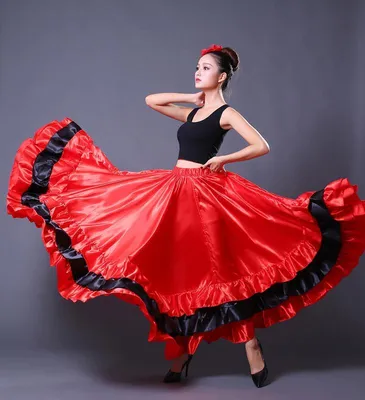 Ballroom Flamenco Tango Salsa Paso Latin Dance Dress Costume Spanish Gown  S-M | eBay