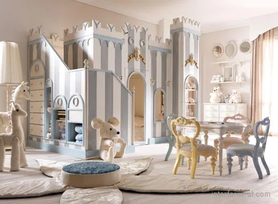 Детская - mgdt/0166. Великолепная детская комната в стиле модерн от фабрики  Granducato Arredi